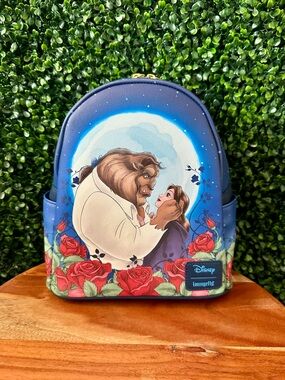Loungefly Disney Beauty And The Beast Moonlight Gaze Mini Backpack